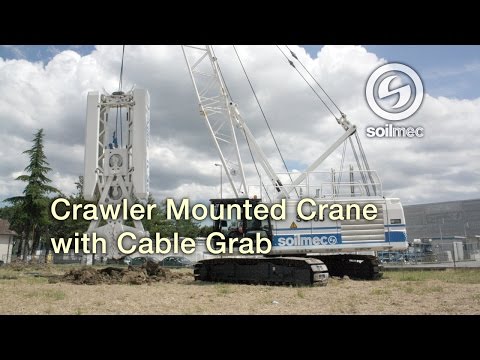 Soilmec Crane SC 65 [Crawler mounted crane with cable grab]