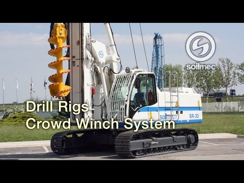 Soilmec SR 30 Drilling Rigs CWS [Crowd Winch System]