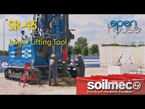 SR-45 CFA with auger lifting tool